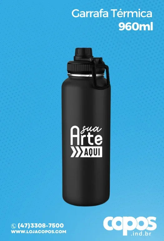 Garrafa T&eacute;rmica de Inox